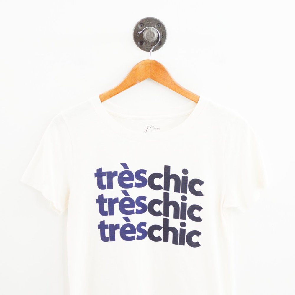 J. Crew 'trèschic' T-Shirt #123-1062 - Picture 2 of 3